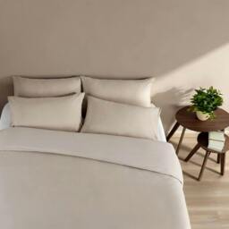 Rackhams Everyday Luxury Cotton Duvet Cover Set - Warm Pebble - King - Warm Pebble - Cotton - thumbnail 3