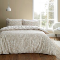 Rackhams Brushed Cotton Floral Toile Reversible Duvet Cover Set - Double - thumbnail 2