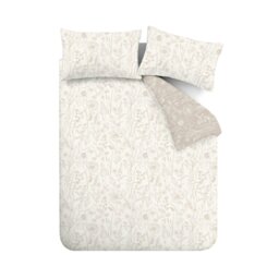 Rackhams Brushed Cotton Floral Toile Reversible Duvet Cover Set - Double - thumbnail 5