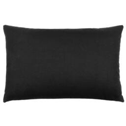 Rackhams Pritta Tassel Cushion Cover - Black - 40cm x 60cm - Black - 100% Cotton - thumbnail 3