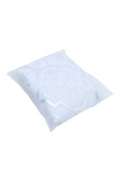 Rackhams 122CM Silver Snowflake Printed Christmas Tree Skirt with Christmas Stockings Xmas Tree Base Cover - White - thumbnail 5