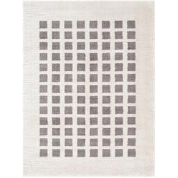 Rackhams Fossay Shag-Washable Beige Charcoal Modern High Pile Rug - 160 x 213 cm - thumbnail 2