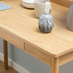 Rackhams Paul Office Desk in Oak - 1 - Natural - 50 - thumbnail 6
