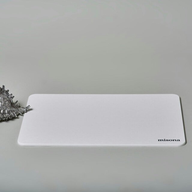 Rackhams Diatomite Stone Bath Mat - Off White - 39 x 60cm - image 1