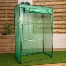 Rackhams 1.5m x 1m Outdoor Tomato Greenhouse with Steel Frame and Protective PE Cover - thumbnail 3