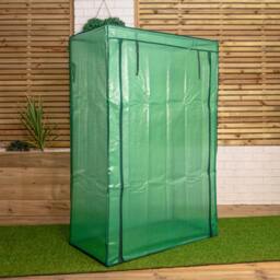 Rackhams 1.5m x 1m Outdoor Tomato Greenhouse with Steel Frame and Protective PE Cover - thumbnail 1