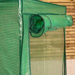 Rackhams 1.5m x 1m Outdoor Tomato Greenhouse with Steel Frame and Protective PE Cover - thumbnail 4