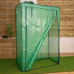 Rackhams 1.5m x 1m Outdoor Tomato Greenhouse with Steel Frame and Protective PE Cover - thumbnail 5