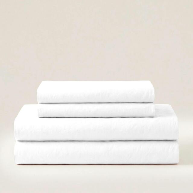 Rackhams Percale Essentials Bedding Set - White - King - King - image 1