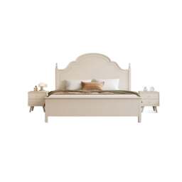 Rackhams Andrea King Size / Super King Size Bed With Storage, Cream - King Size - With Storage - thumbnail 3