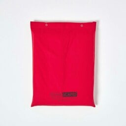 Rackhams Crisp & Cool 200 TC Egyptian Cotton Percale Duvet Cover Set - Single - Red - thumbnail 6