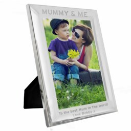 Rackhams Personalised & Me 5x7 Silver Photo Frame - thumbnail 2