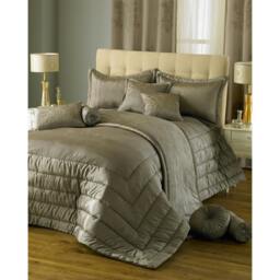 Rackhams Chic Ringtop Curtains - Taupe - 66x90 (168x229cm) - Taupe - 65% Polyester/35% Viscose