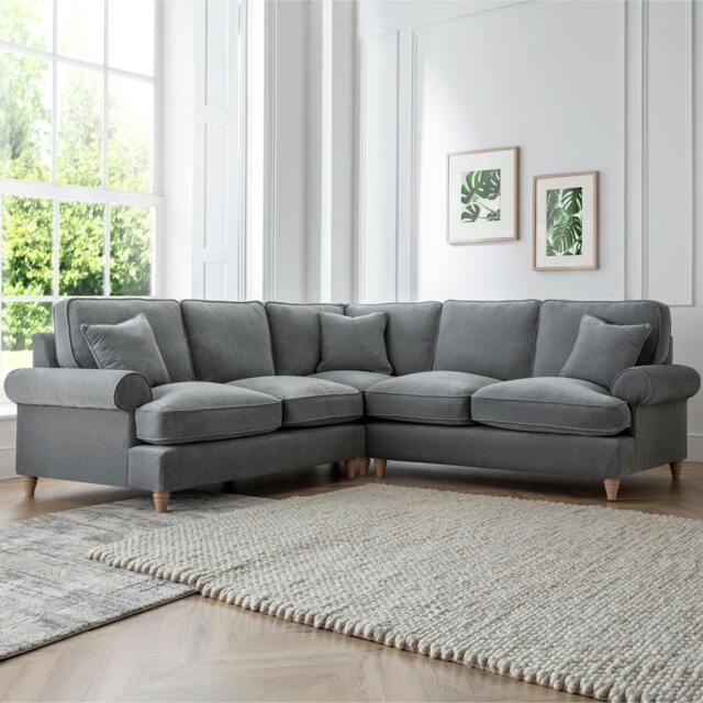 Rackhams The Bromfield Large Corner Sofa - Charcoal - image 1
