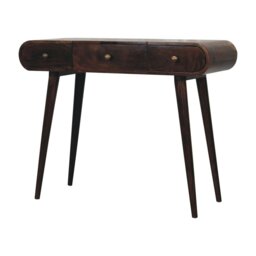 Rackhams California Walnut Dressing Table with Foldable Mirror - thumbnail 4