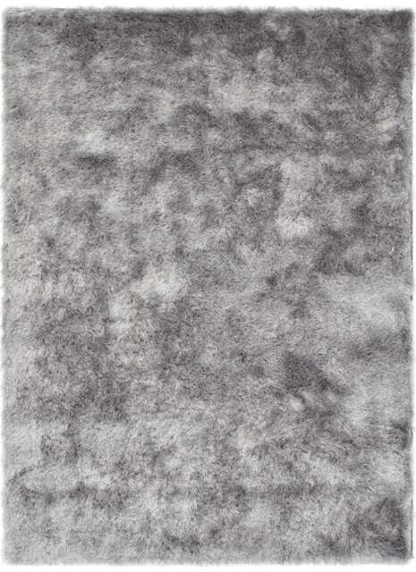 Rackhams Glamour Shaggy Grey Rug - 160X230 cm - image 1