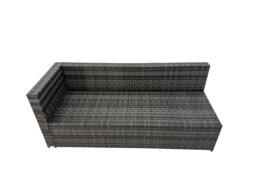 Rackhams Rattan Garden Furniture Set Outdoor 8 Seater Patio Dining Corner Sofa Sets with Dining Table Dark Grey Mixed - thumbnail 3