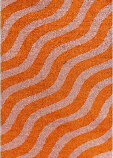 Rackhams Joli Wave Orange & Pink Rug - 200X290 cm - image 1
