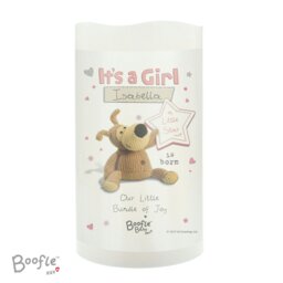 Rackhams Personalised Boofle It's a Girl Nightlight LED Candle - thumbnail 2