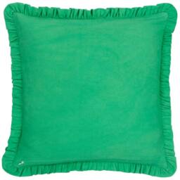 Rackhams Frill Clamshell Cushion Cover - Green - 50cm x 50cm - Green - 100% Cotton - thumbnail 3