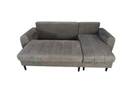 Rackhams Sienna 3 Seater Left Hand Facing Storage Sofa Bed in Grey, Silver or Beige - Silver - thumbnail 6