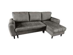 Rackhams Sienna 3 Seater Left Hand Facing Storage Sofa Bed in Grey, Silver or Beige - Silver - thumbnail 3