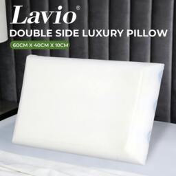 Rackhams Luxury Pillow Firm Side Support Memory Foam with Soft Side Foam Reversible - thumbnail 2