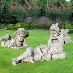 Rackhams Fabulous Set of Three Children Garden Ornament