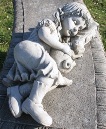 Rackhams Fabulous Set of Three Children Garden Ornament - thumbnail 4