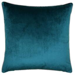 Rackhams Meridian Cushion Cover - Teal/Blush - 55 x 55cm - Teal/Blush - 100% Polyester