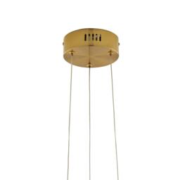 Rackhams Virello Satin Brass Twist LED Pendant - thumbnail 5