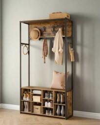 Rackhams Entryway Hall Tree with Bench and Storage