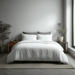 Rackhams Microfibre Soft Touch Duvet Cover And Pillowcase/s Set Bed Linen - Double - Sky - thumbnail 2