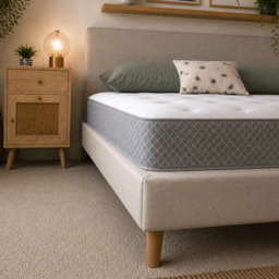 Rackhams Nebraska Tufted Hybrid Mattress - Soft Feel Cool Touch Quilted Sleep Surface - Grey - 1 - 5ft King Mattress Size Mattress (150cm x 200cm) - thumbnail 5