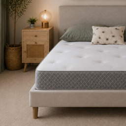 Rackhams Nebraska Tufted Hybrid Mattress - Soft Feel Cool Touch Quilted Sleep Surface - Grey - 1 - 5ft King Mattress Size Mattress (150cm x 200cm) - thumbnail 3