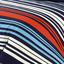 Rackhams Pedro Duvet Cover Set - Navy - Double - thumbnail 3