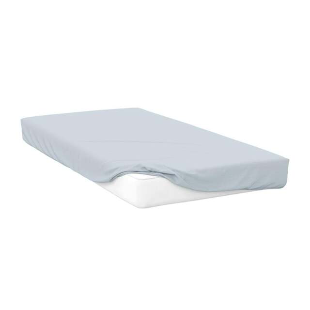 Rackhams 400 Thread Count Egyptian Cotton Extra Deep Fitted Sheet - Duck Egg Blue - Duck Egg Blue - Superking - 100% Egyptian Cotton - image 1
