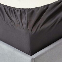 Rackhams Premium 1000 TC Egyptian Cotton Sateen Weave Fitted Sheet – 46 cm Extra Deep - Moonlight Beige - Single - thumbnail 3