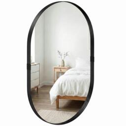 Rackhams Wall Mirror with Elevated Aluminium Alloy Frame, 60 x 90 cm - Gold Tone - thumbnail 3