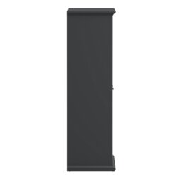Rackhams Paris Wardrobe with 3 Doors in Matt Grey - Grey - Malemine - 1 - thumbnail 4