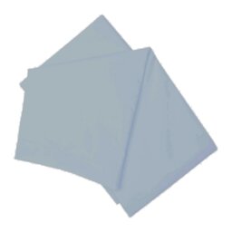 Rackhams Brushed Cotton Flat Sheet - Blue - Single - Blue - 100% Brushed Cotton - thumbnail 2