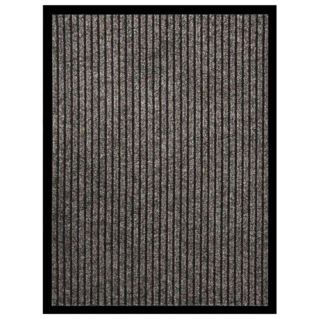 Rackhams Doormat Striped Beige 60x80 cm