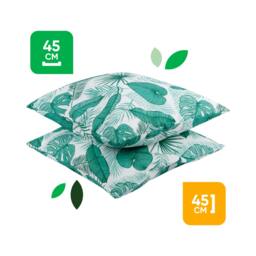 Rackhams Pair of Outdoor Scatter Cushions – Botanical Leaf Design - thumbnail 2