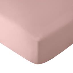 Rackhams So Soft Non-Iron Fitted Sheet Blush Pink - King - Blush Pink - thumbnail 3