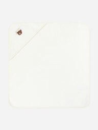 Rackhams Baby Bear Hooded Towel in Ivory (70cm) - Ivory - One size - thumbnail 2