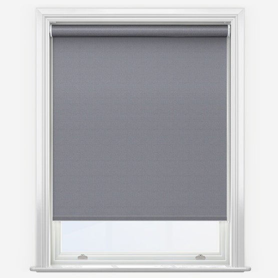 Rackhams Slate Grey Trimmable Thermal Blackout Roller Blinds - 160cm - image 1