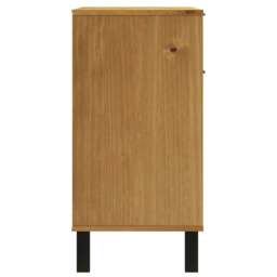 Rackhams Sideboard FLAM 80x40x80 cm Solid Wood Pine - thumbnail 6