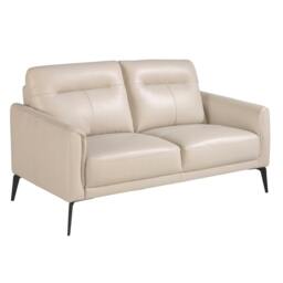 Rackhams Taupe grey leather sofa 6137/6138 - 3 - thumbnail 3