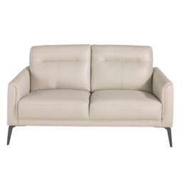 Rackhams Taupe grey leather sofa 6137/6138 - 3 - thumbnail 4