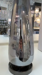 Rackhams Tulisa Tall Smoked Glass Table Lamp - thumbnail 4